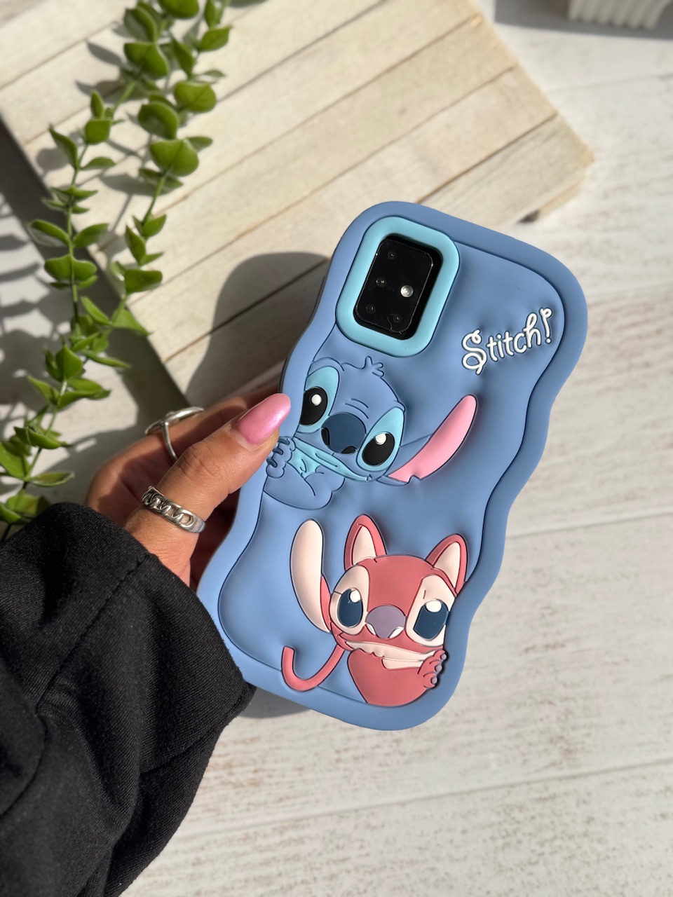 قاب سیلیکونی Stitch Couple
