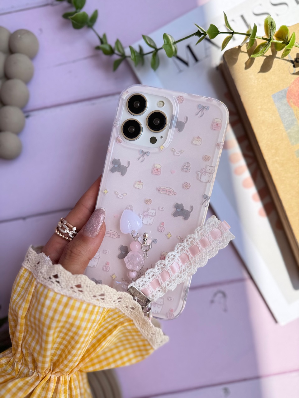 قاب Cat & Candy با آویز