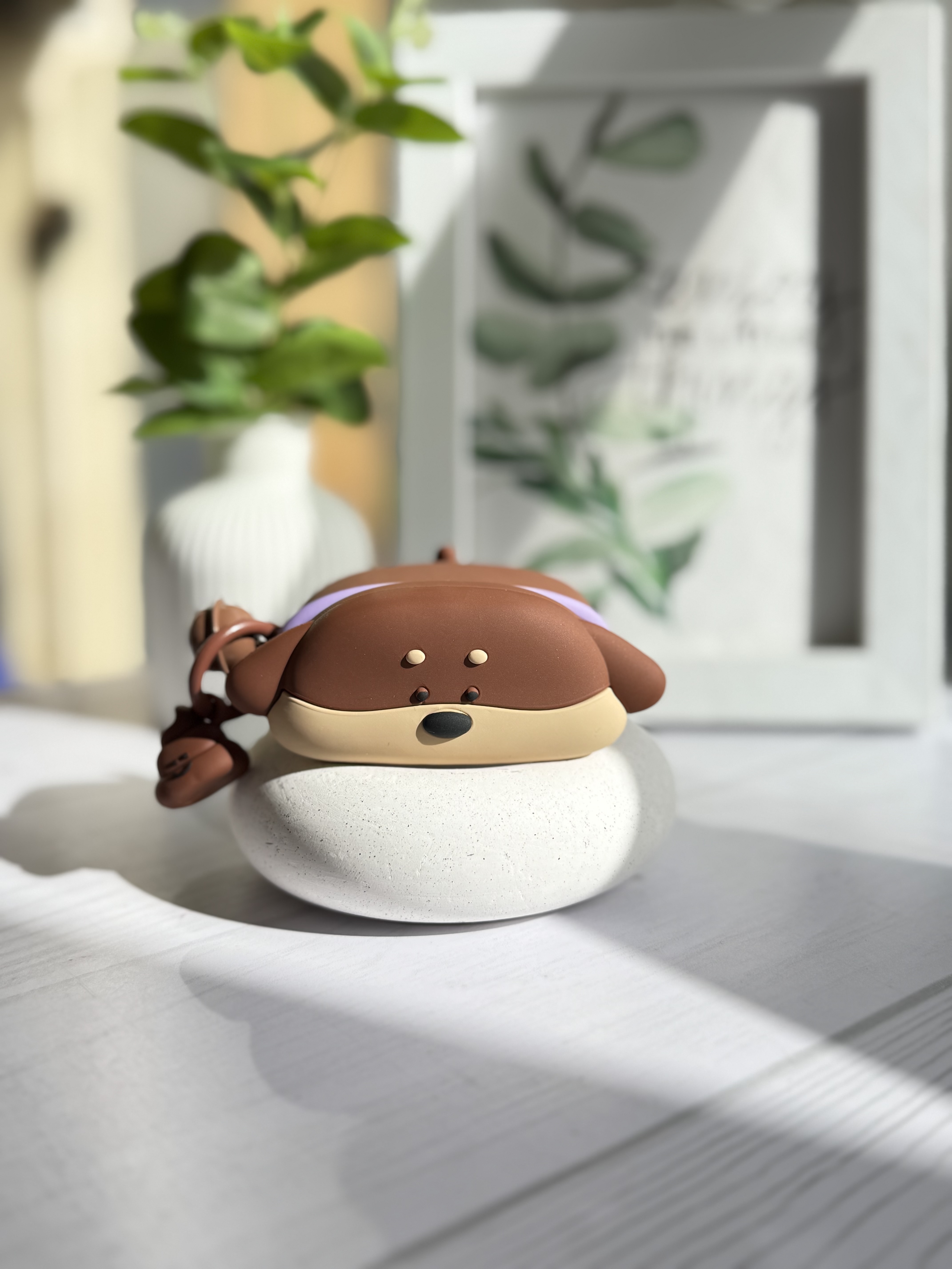 کاور ایرپاد Cartoon Puppy سیلیکونی با آویز