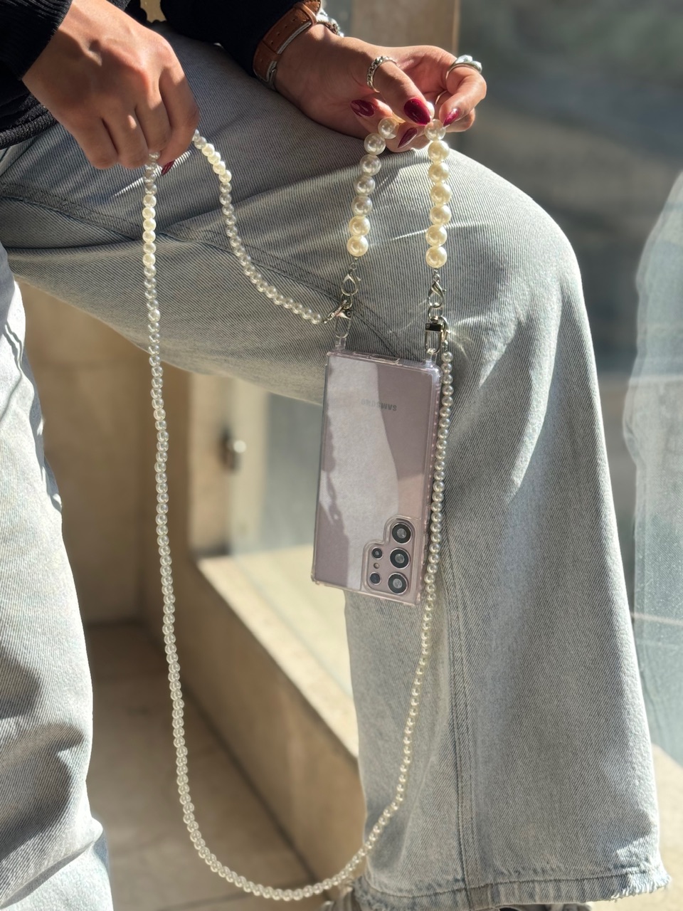 بند مرواریدی برای گوشی